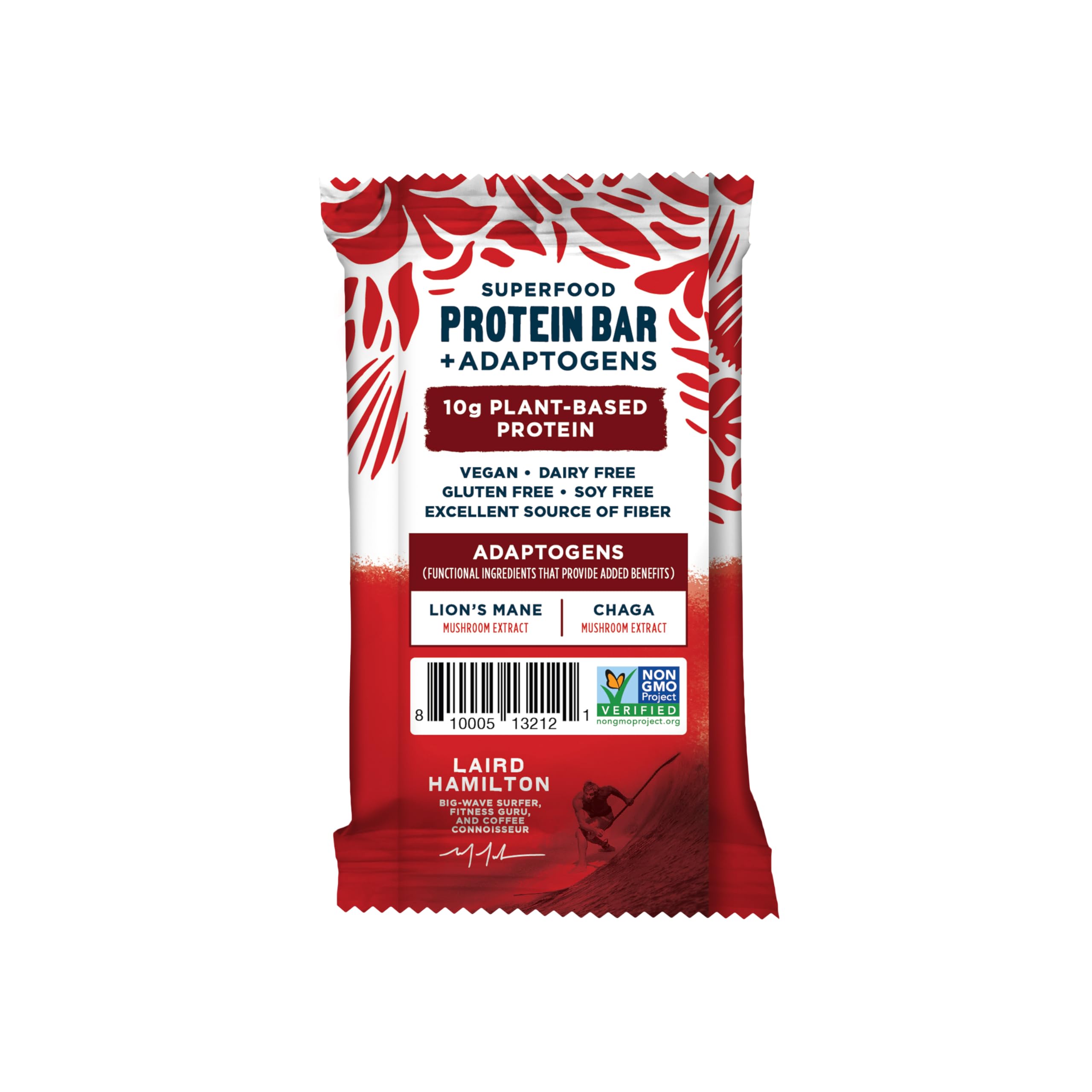Laird Superfood barra cortada mostrando textura y fibra visible