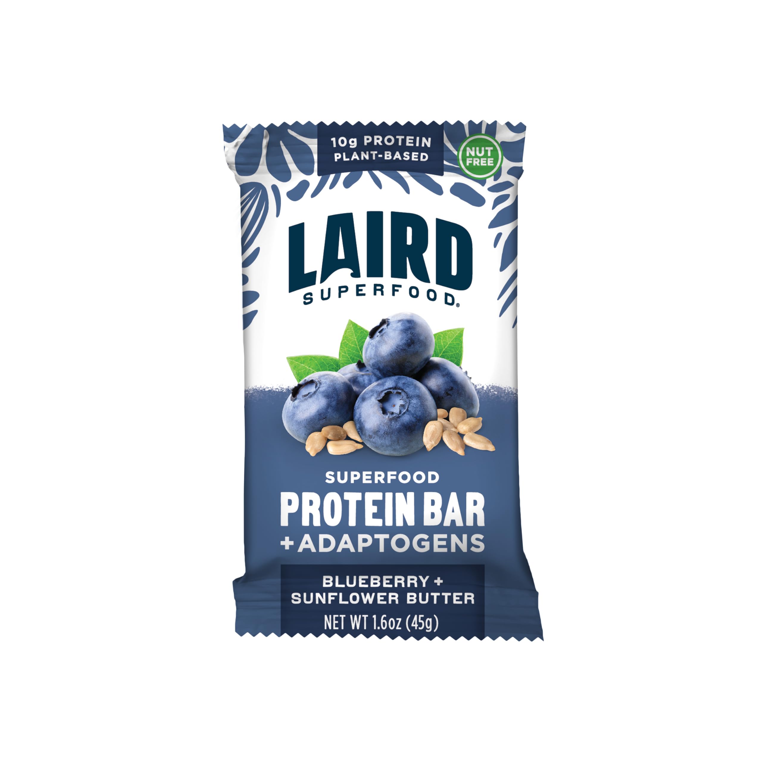Laird Superfood empaque frontal mostrando sabor y beneficios para energía rápida