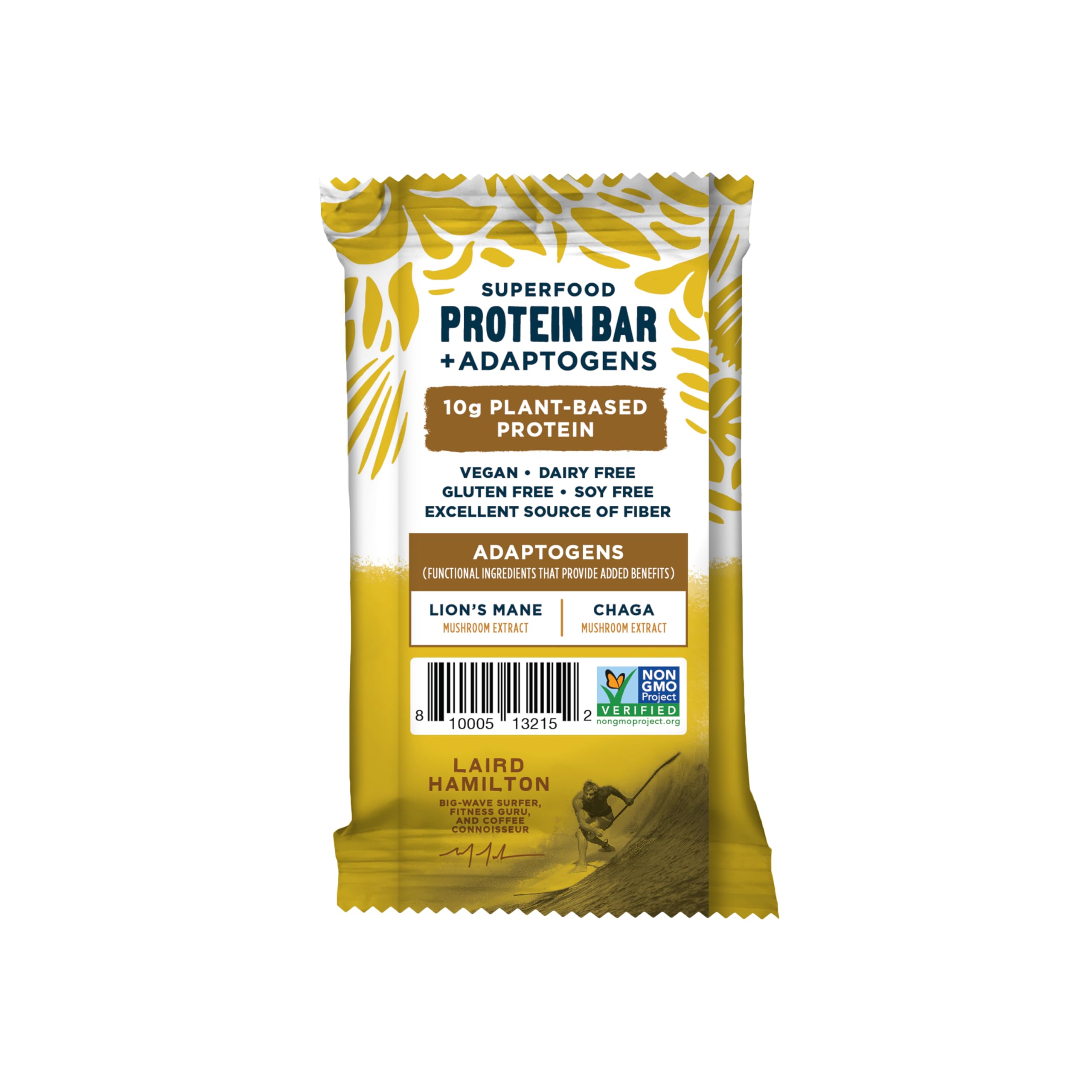 Laird Superfood textura en primer plano que resalta ingredientes naturales y masticabilidad