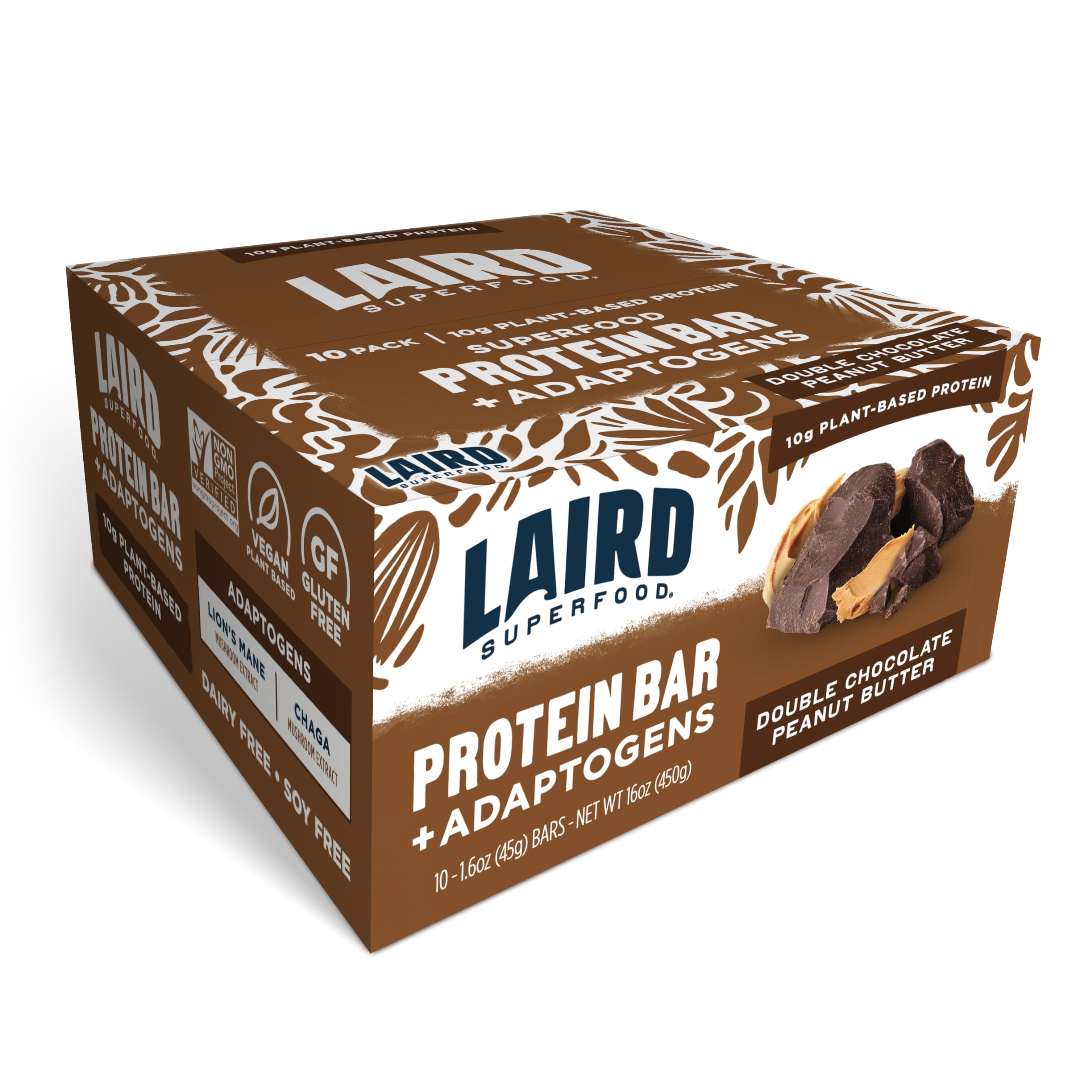 Laird Superfood barrita en mano durante entrenamiento, snack portátil y saciante