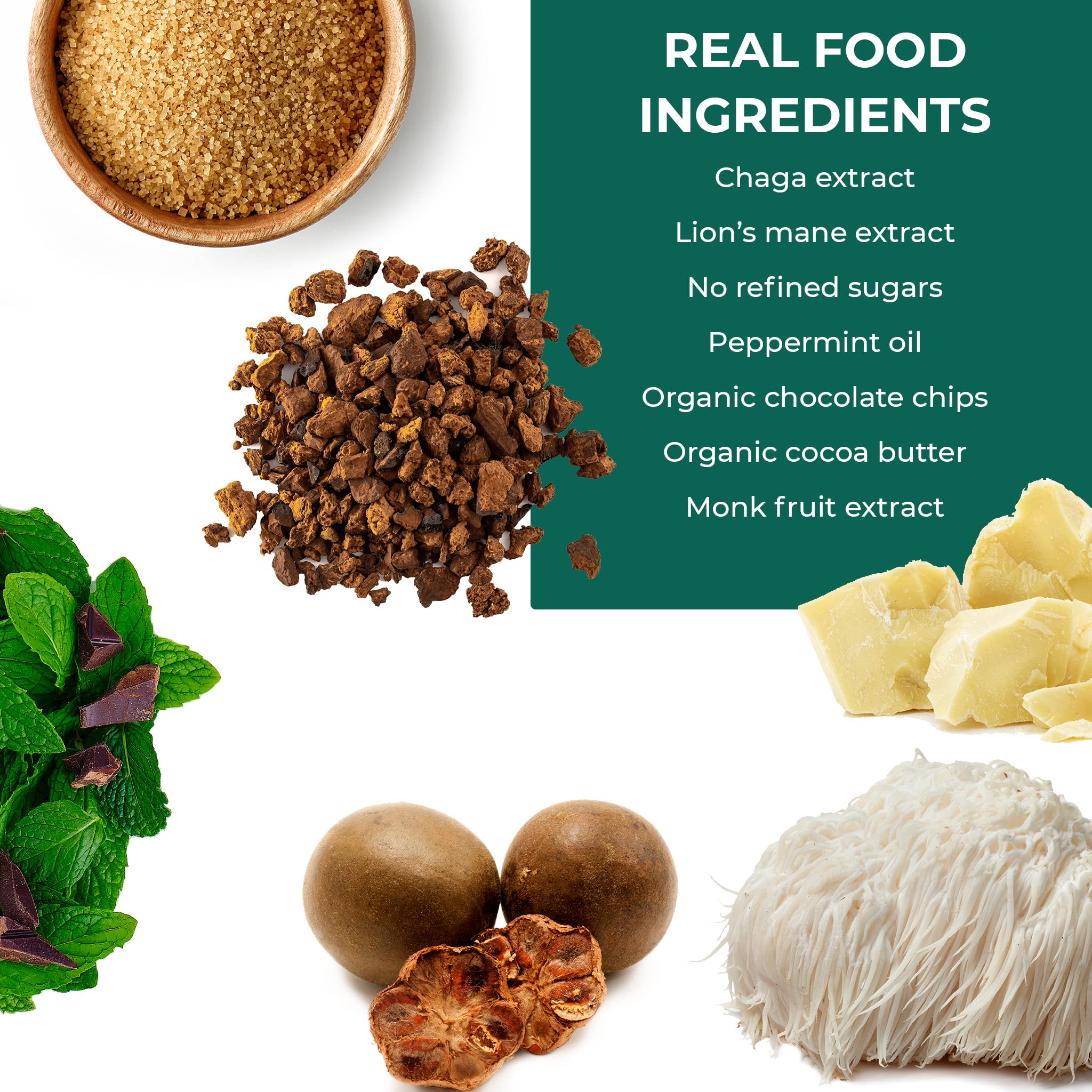 Laird Superfood etiqueta con información nutricional clara y beneficios