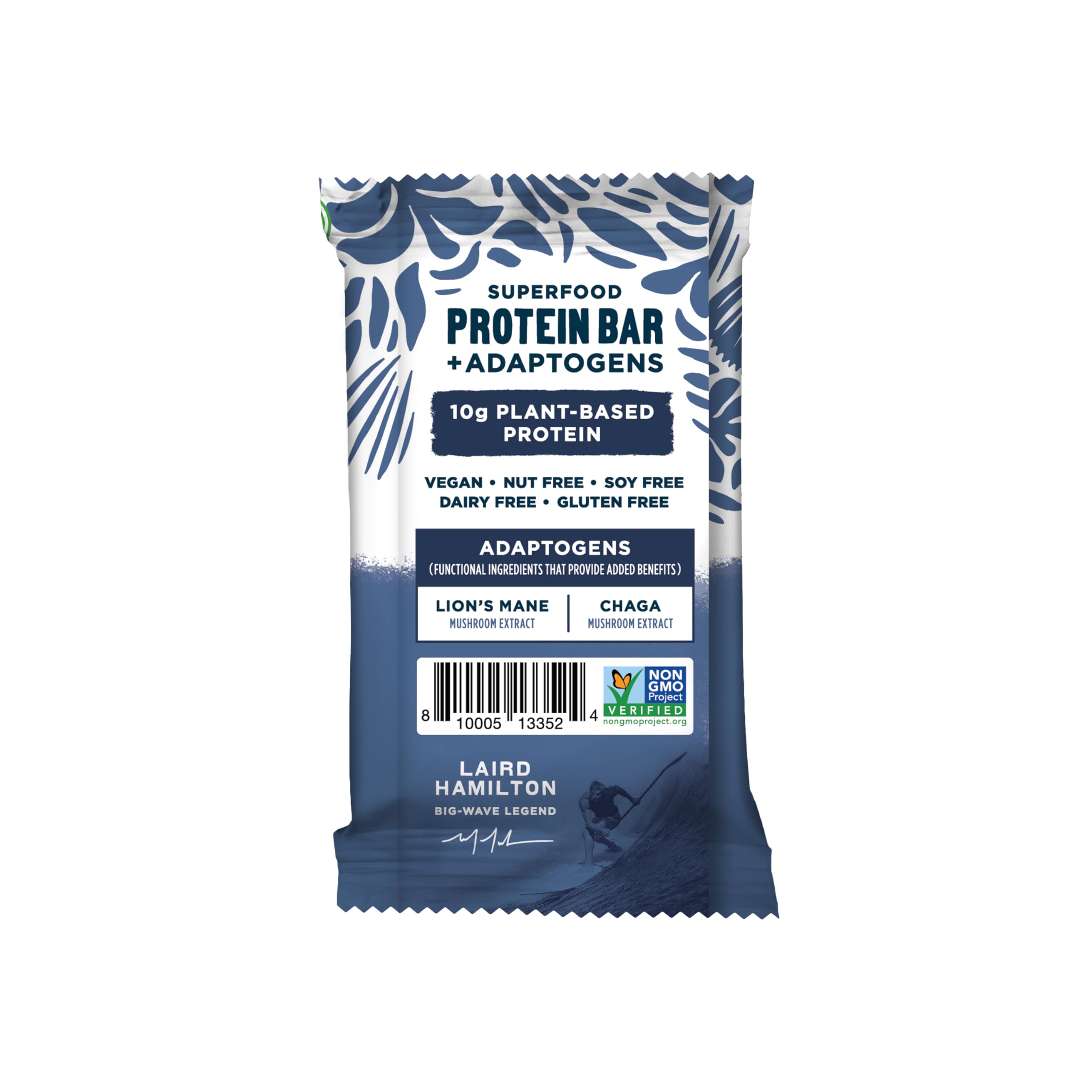 Laird Superfood vista cercana de textura y semillas que demuestra ingredientes reales