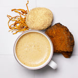 Laird Superfood uso en smoothie con ingredientes para preparación rápida