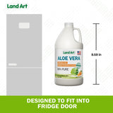 Land Art botella guardada en refrigerador para mostrar almacenamiento tras abrir