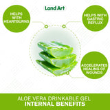 Land Art primer plano de textura del gel destacando aspecto natural y consistencia suave