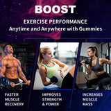 LANSHI gomitas en mano mostrando tamaño fácil de llevar y dosificación simple