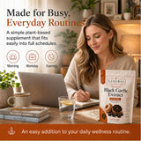 Lanural estilo de vida con cápsulas y alimentos para apoyo nutritivo