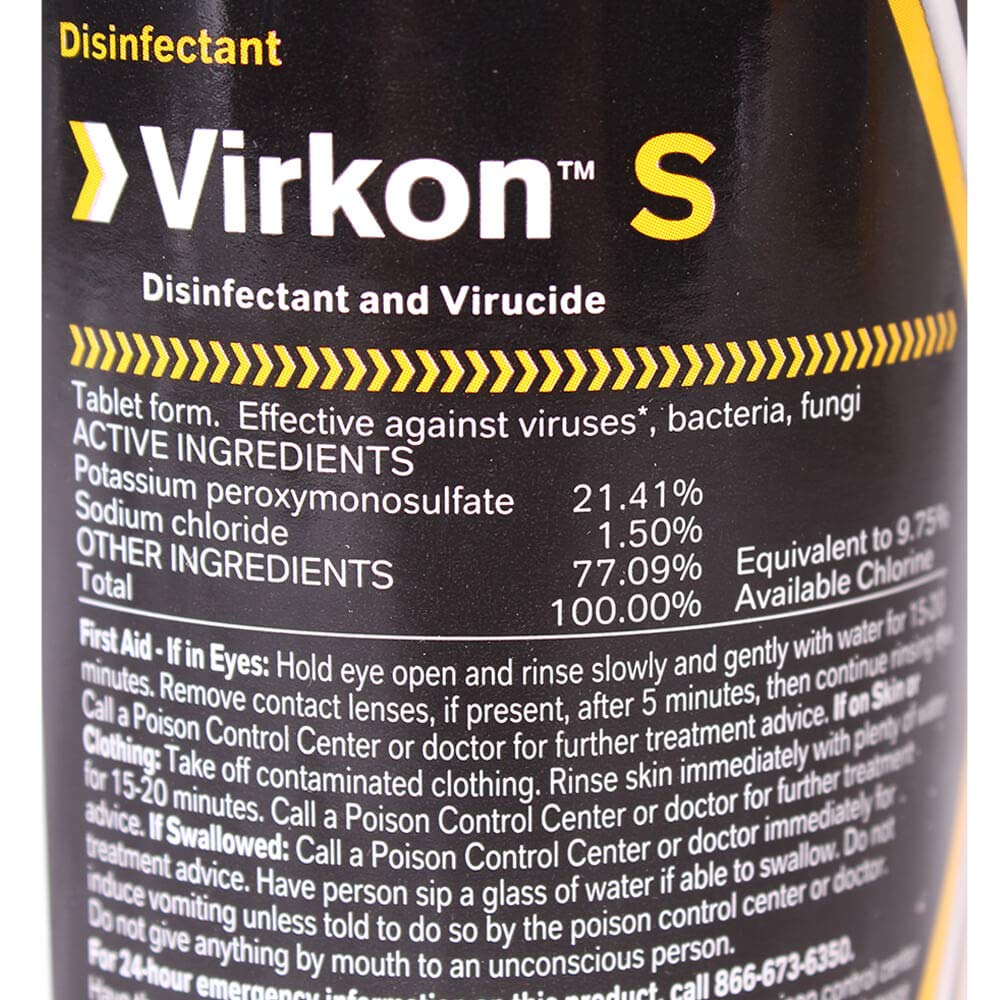 Lanxess DuPont Virkon S tableta detalle que facilita dosificación segura