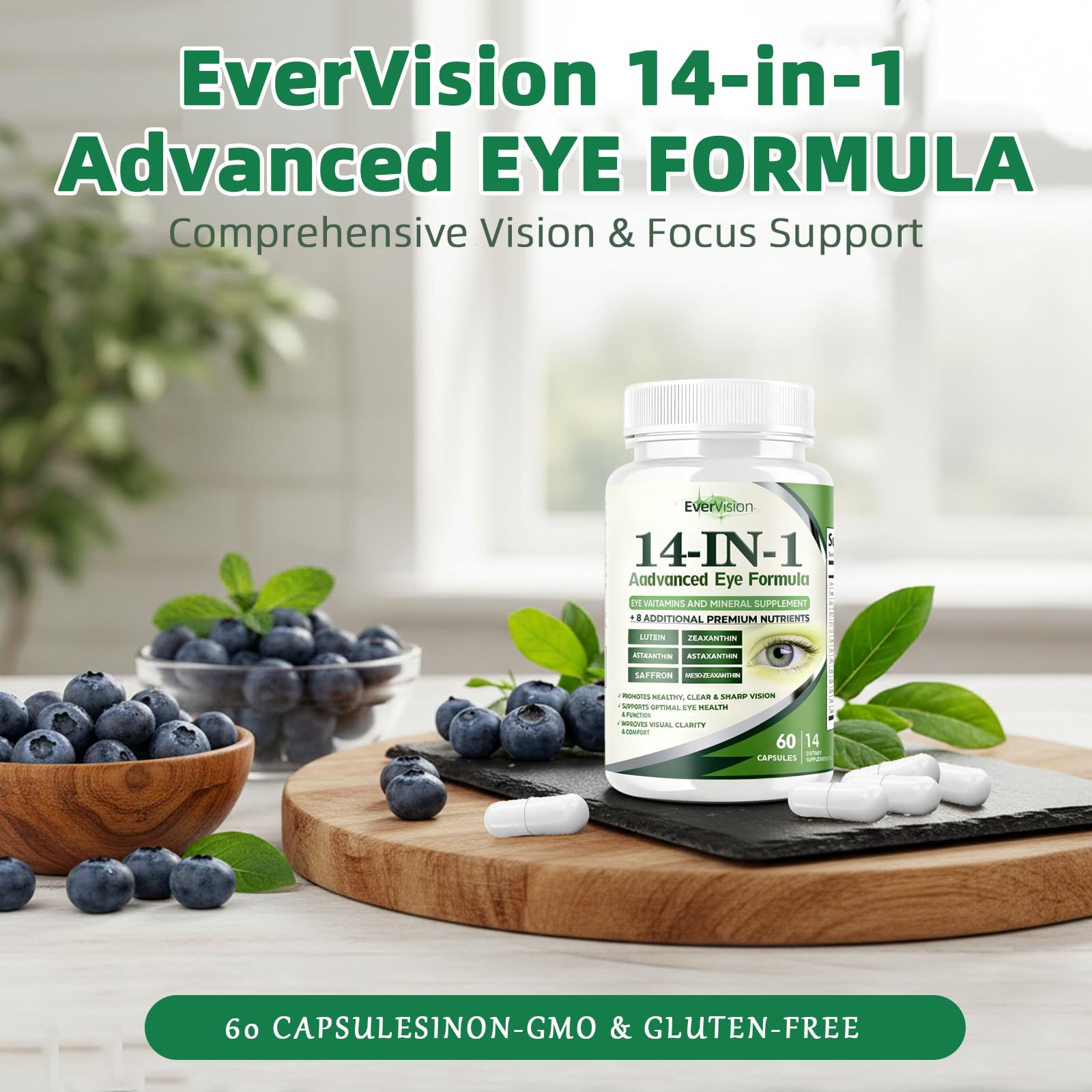 LANZF Evervision cápsula en mano para comparar tamaño y facilidad de ingestión