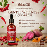 LANZF Velestoff comparativa de tamaño en mano para visualizar 2 fl. oz