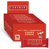 LÄRABAR frente del empaque mostrando la caja de 16 barras, práctico y natural