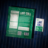 Etiqueta de Last Call con lista de ingredientes, transparencia y composición clara