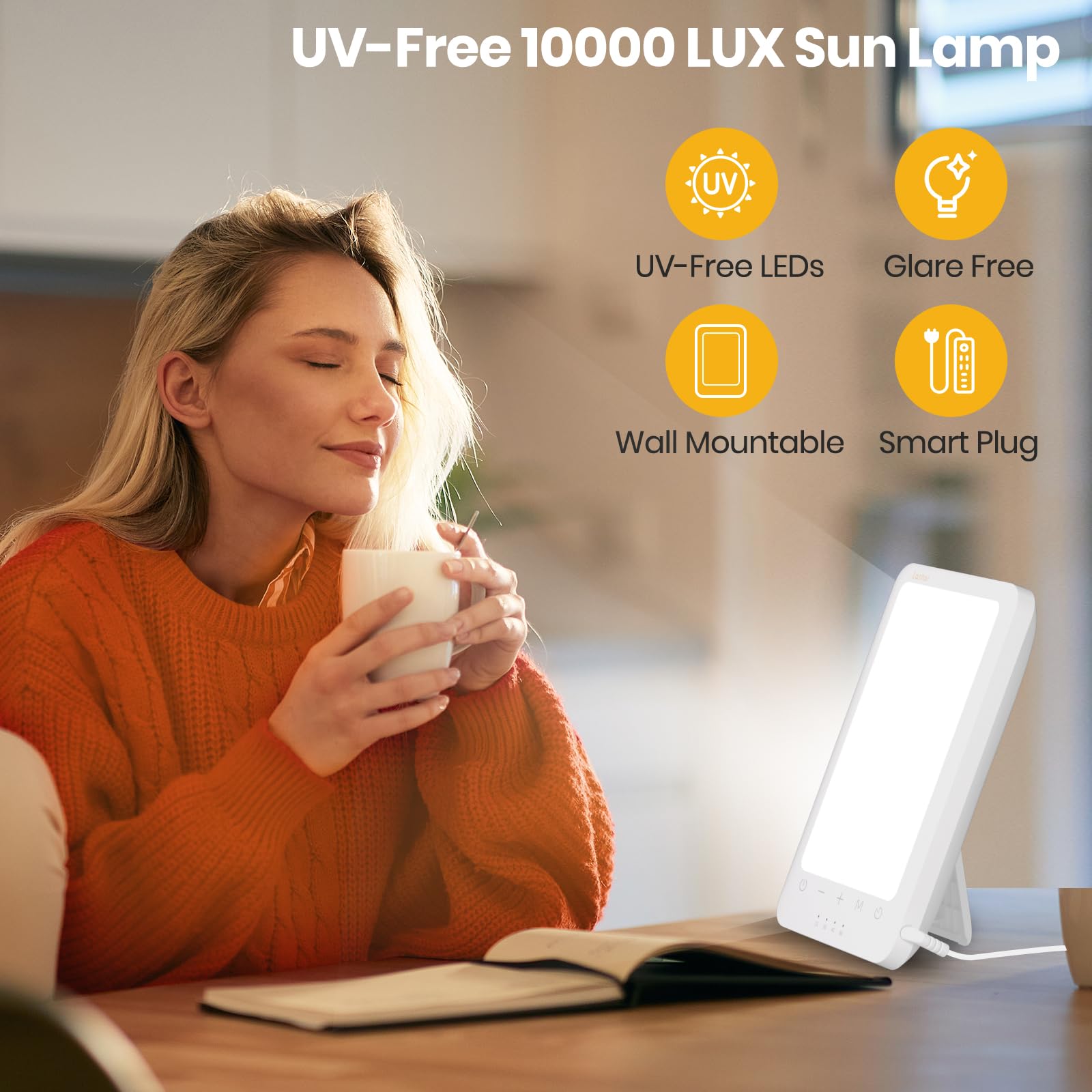 LASTAR lámpara en escritorio iluminando tareas con brillo ajustable
