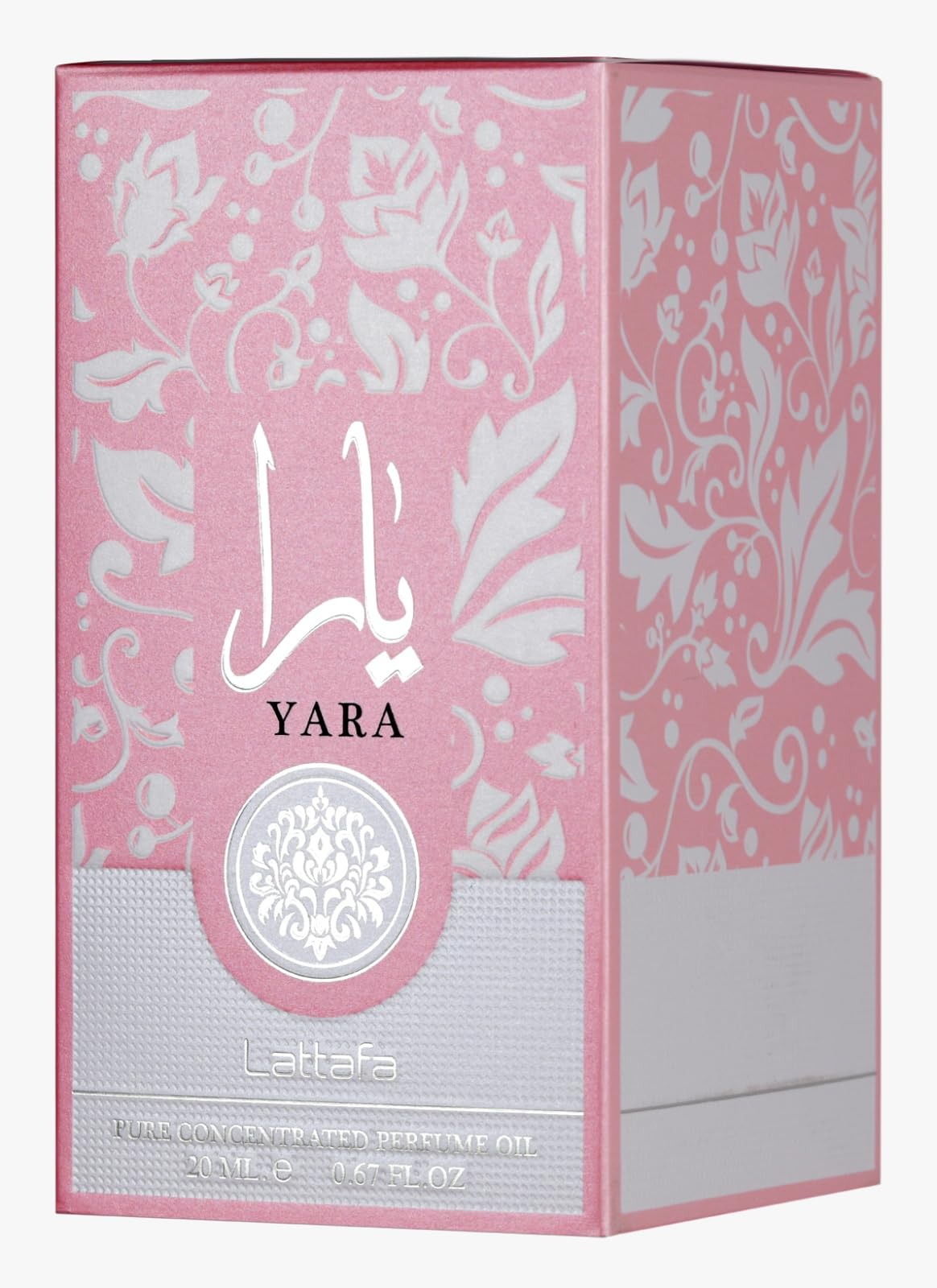 Lattafa Yara gota de aceite en piel resaltando textura cremosa y fijación