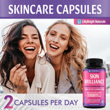 LB LILLYBRIGHT NATURALS frasco y caja en entorno limpio que transmite calidad USA
