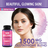 LB LILLYBRIGHT NATURALS cápsula detalle de textura fácil de tragar y sin sabor fuerte