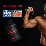 Leading Edge Health Testosil Men's junto a equipo deportivo, complemento para vida activa