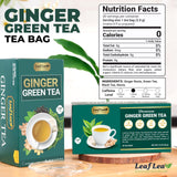 LeafLea bolsita infusionándose en taza caliente para una pausa reconfortante