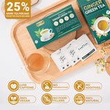LeafLea primer plano de raíz de jengibre real destacando sabor auténtico