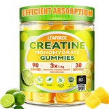 LEAFORCE paquete frontal mostrando gomitas y beneficios prácticos