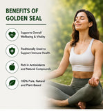 Batido con Leafy Organic Goldenseal mezclado, preparación rápida y práctica
