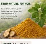 Detalle de la etiqueta Leafy Organic con información y beneficios claros