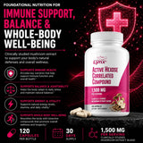Leaping Lynx etiqueta con ingredientes mostrando transparencia y calidad GMP