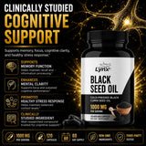 Leaping Lynx frasco abierto con softgels para visualizar contenido seguro