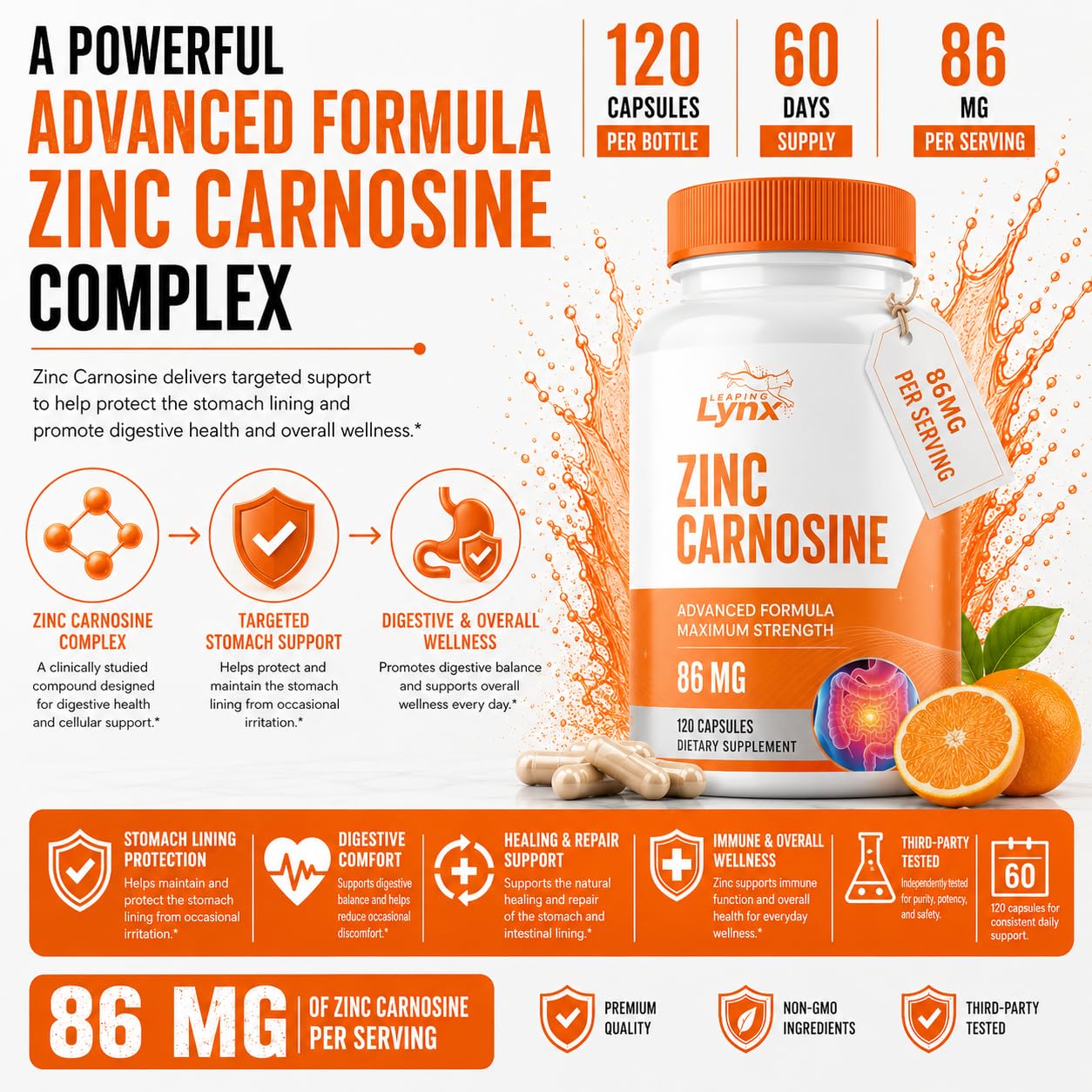 Leaping Lynx producto en cocina para estilo de vida saludable y apoyo digestivo