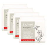 Lefresh empaque frontal mostrando 80 protectores y beneficios clave