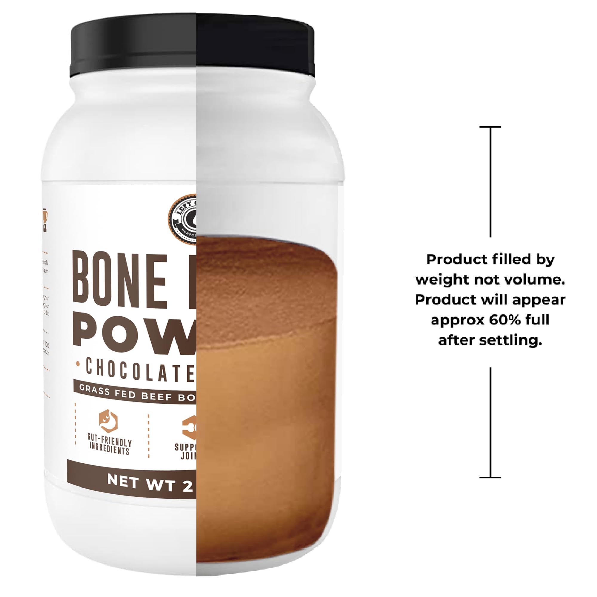 Left Coast Performance chocolate caliente servido para reconfortar y aumentar proteínas
