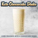 Left Coast Performance batido en mesa de desayuno estilo keto