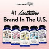 Legendairy Milk primer plano de cápsula destacando textura segura