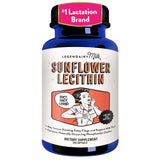 Legendairy Milk frasco delantero mostrando 200 softgels y beneficios para la lactancia