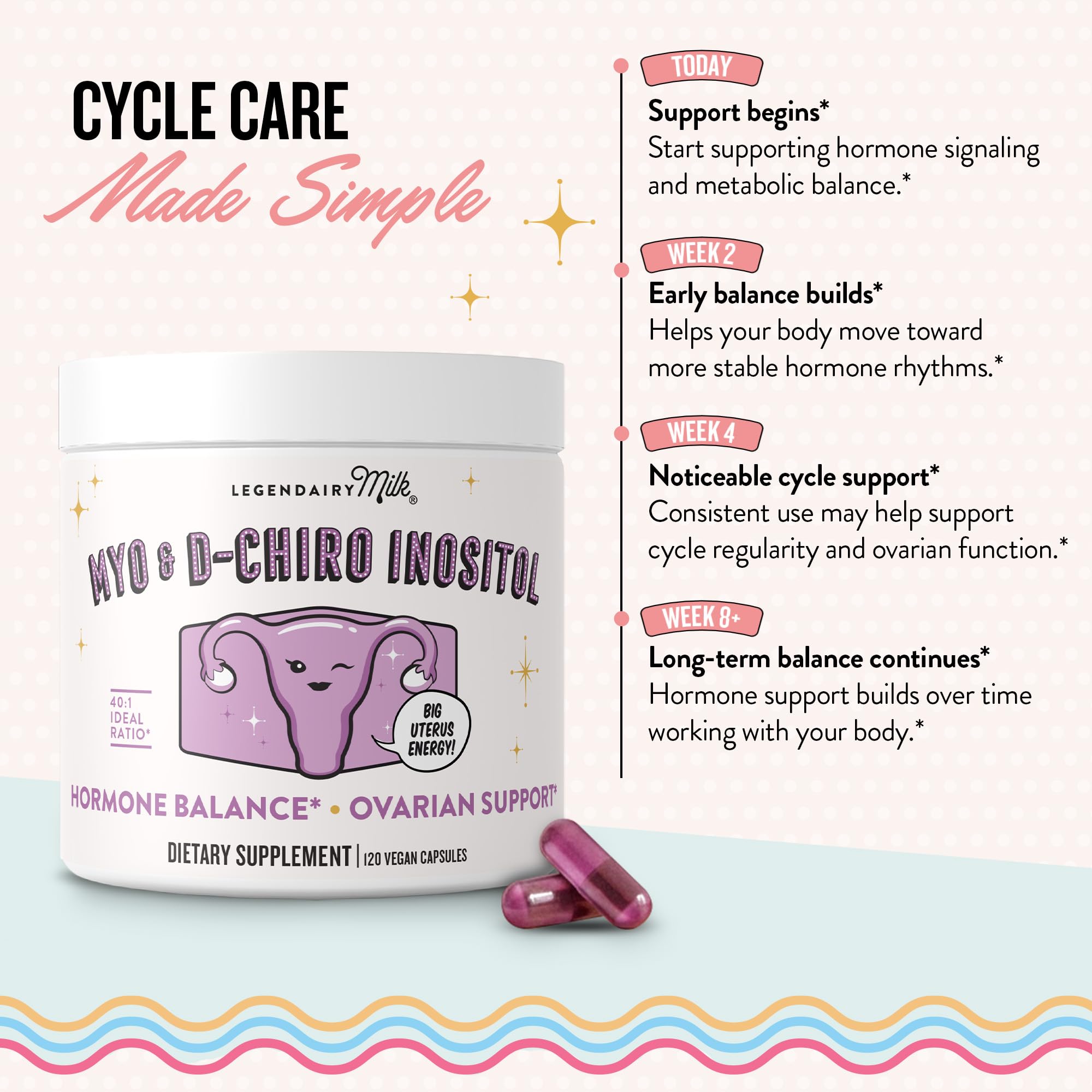 Legendairy Milk etiqueta nutricional clara con dosis y contenido por toma
