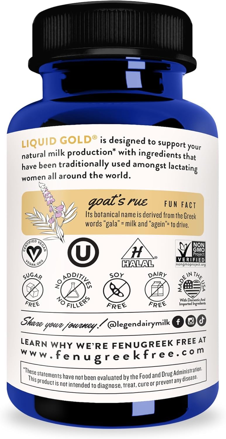 Legendairy Milk mezcla de hierbas orgánicas visible y beneficios naturales