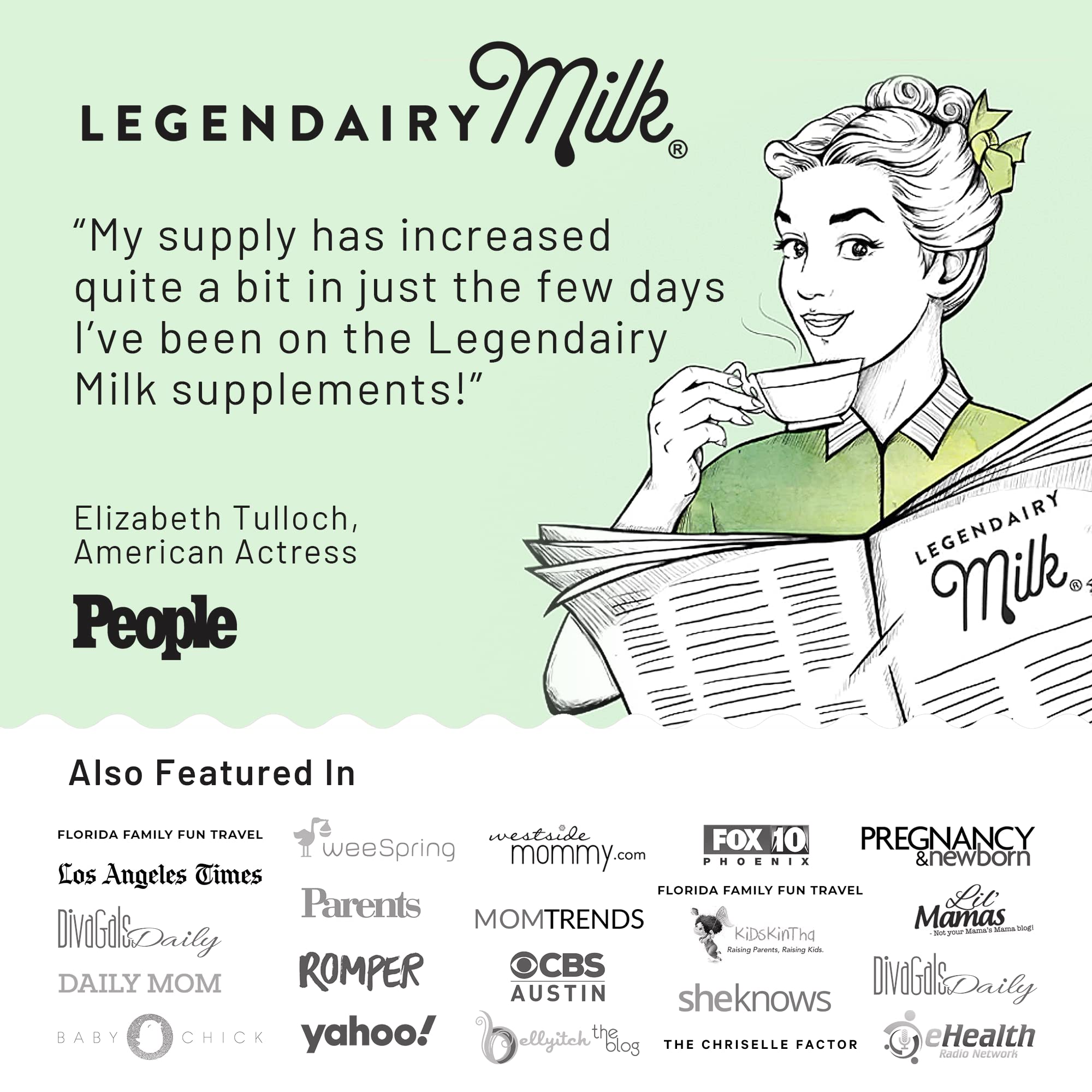 Legendairy Milk empaque con cápsulas abiertas para ver contenido interior
