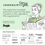 Legendairy Milk empaque con cápsulas abiertas para ver contenido interior