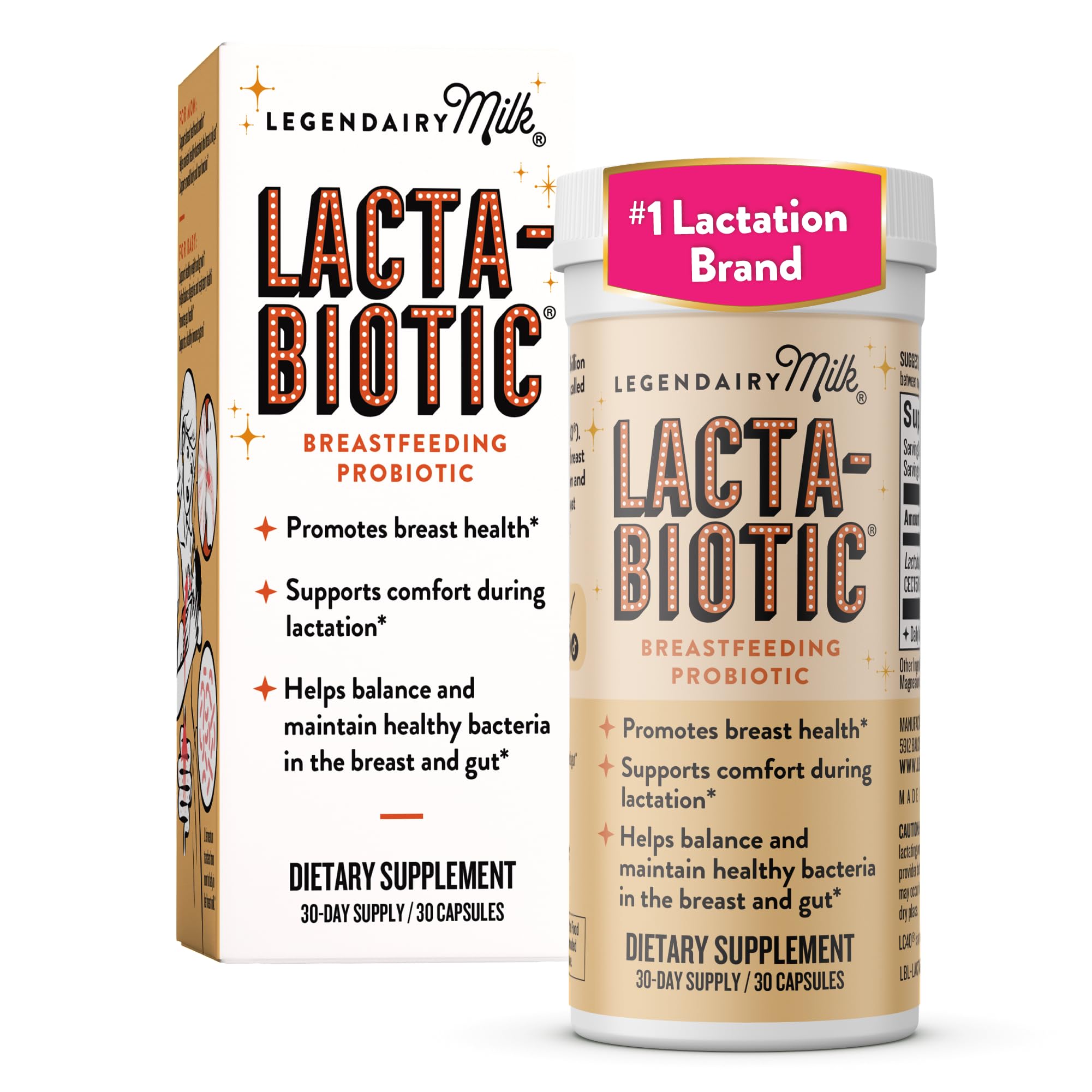 Legendairy Milk frente del envase mostrando suplemento y confianza
