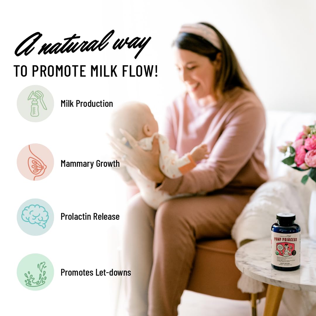 Madre usando extractor de leche con bote de Pump Princess al fondo, sugiriendo apoyo a la extracción
