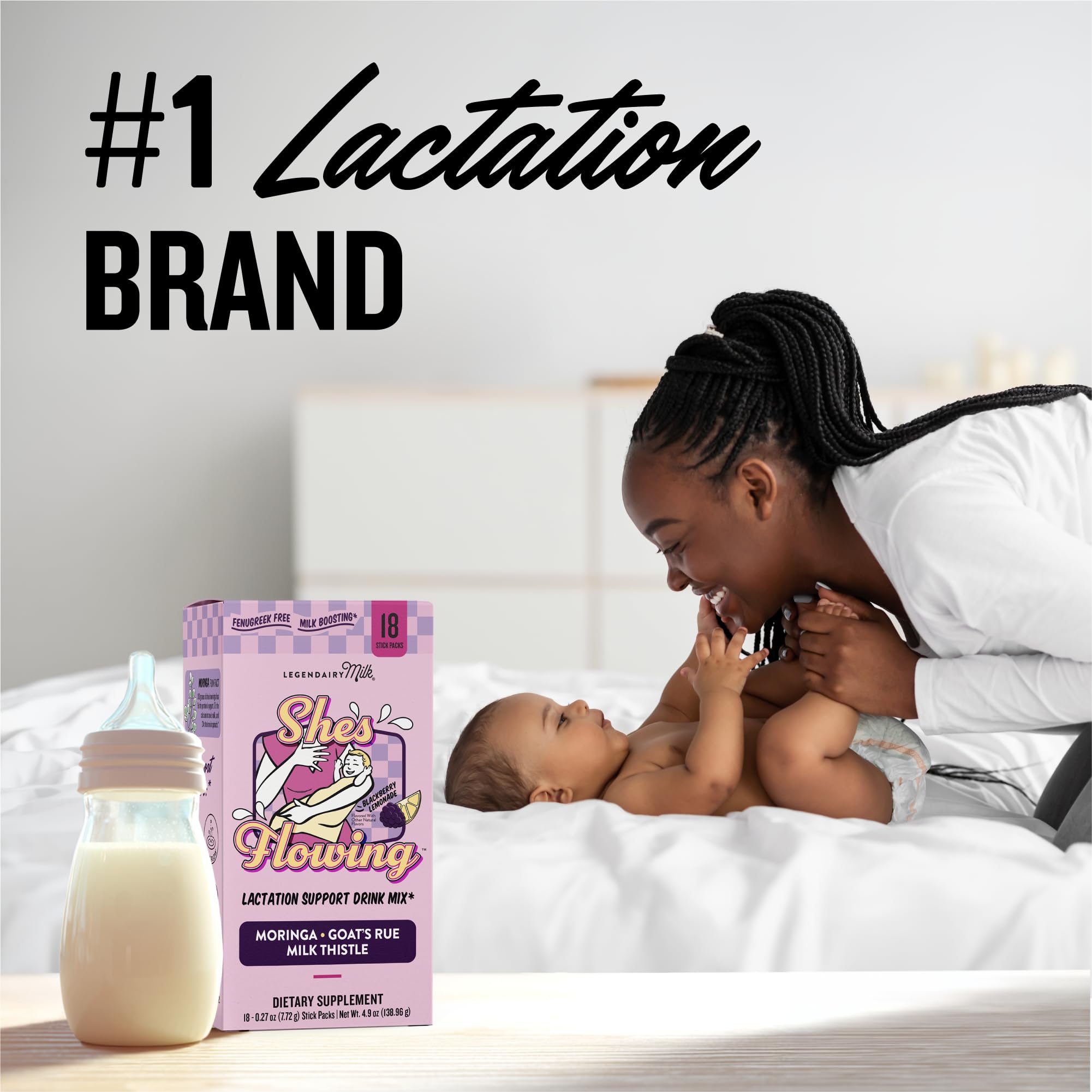 Legendairy Milk sobre junto a una regla para escala, tamaño portátil ideal
