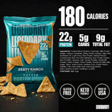 Legendary Foods bol con chips Zesty Ranch para snack saciante