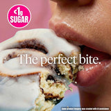Legendary Foods etiqueta nutricional con información de proteínas y carbohidratos