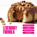 Legendary Foods ingredientes principales mostrados como fuente de proteína