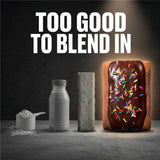 Legendary Foods detalle del glaseado de chocolate que aporta sabor intenso