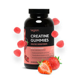 LEGION envase frontal de gomitas creatina, conveniencia diaria