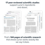 LEGION Lunar close-up de tabletas mostrando consistencia masticable y facilidad