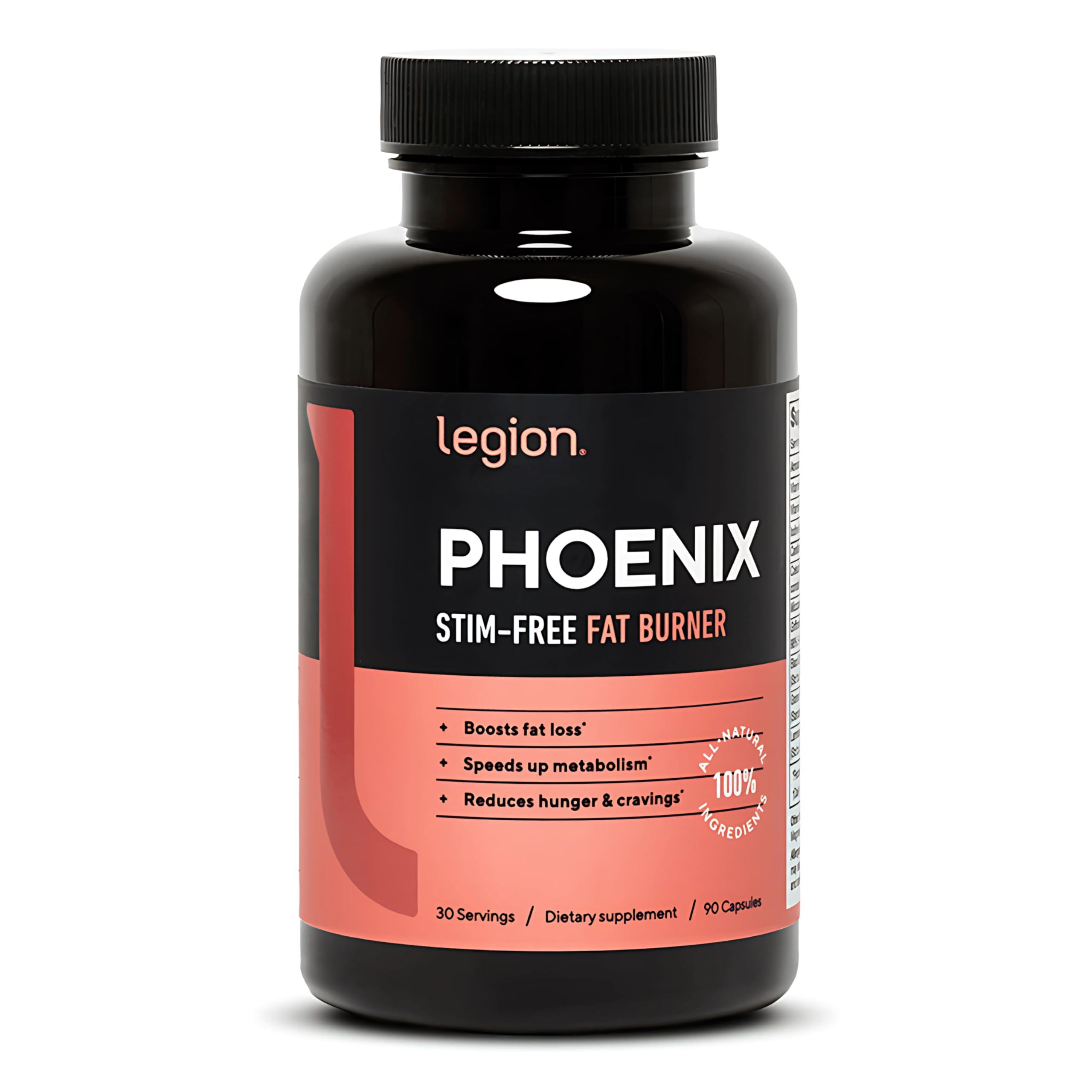 LEGION Phoenix vista frontal del envase mostrando formato y beneficios