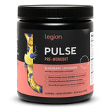 LEGION Pulse frente del empaque mostrando etiqueta y beneficios