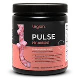 LEGION Pulse envase frontal muestra fórmula limpia y natural